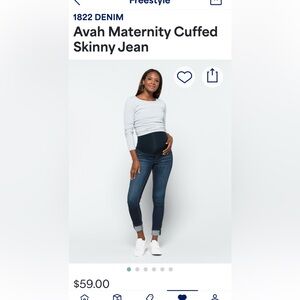 1822 Denim Maternity Jean Size 27